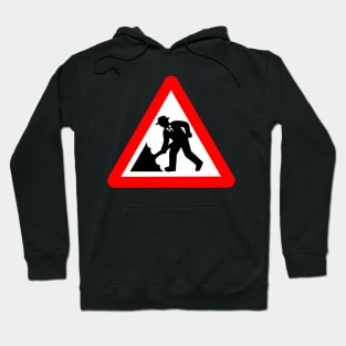 Caution! Men Singin' In The Rain! Hoodie